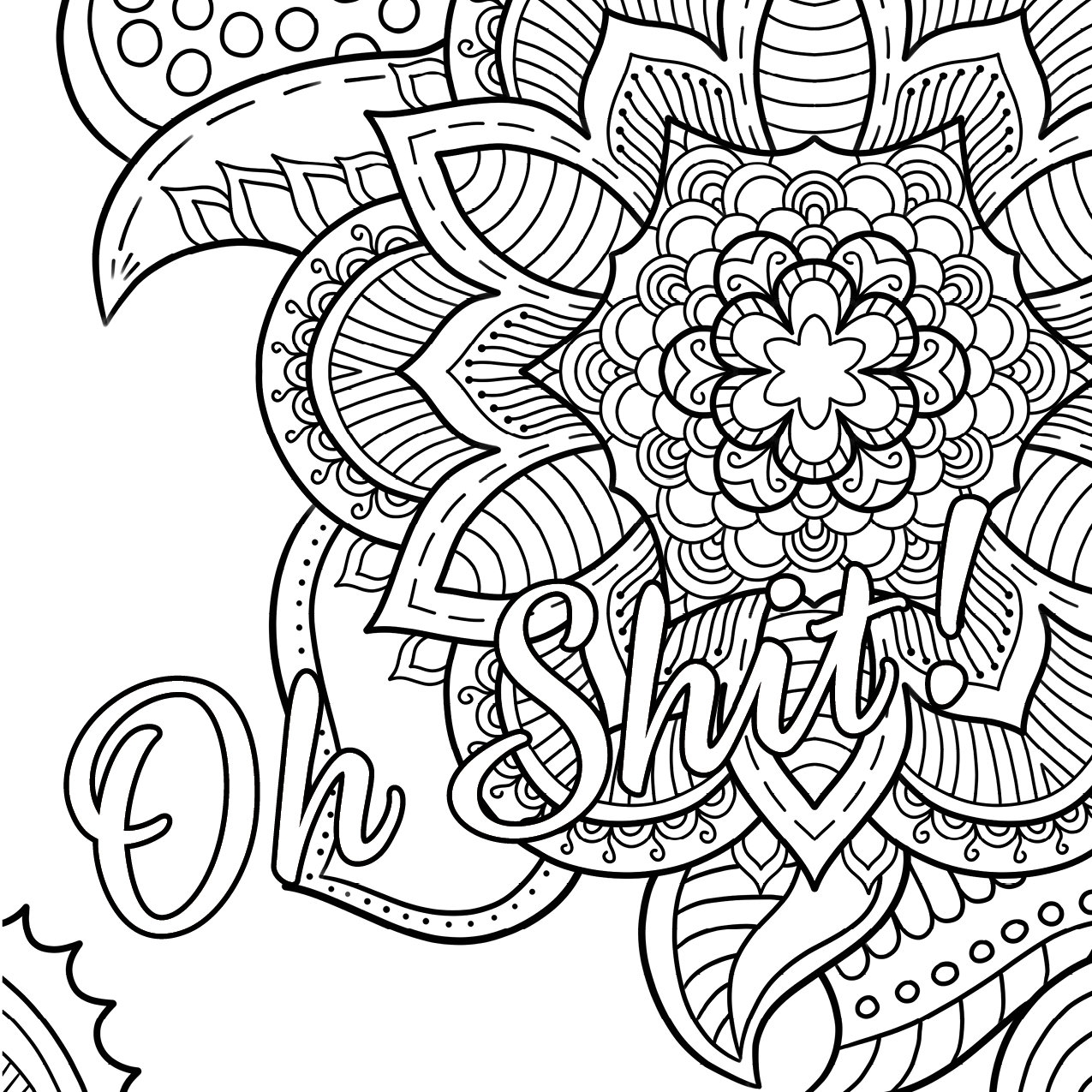 curse word coloring pages