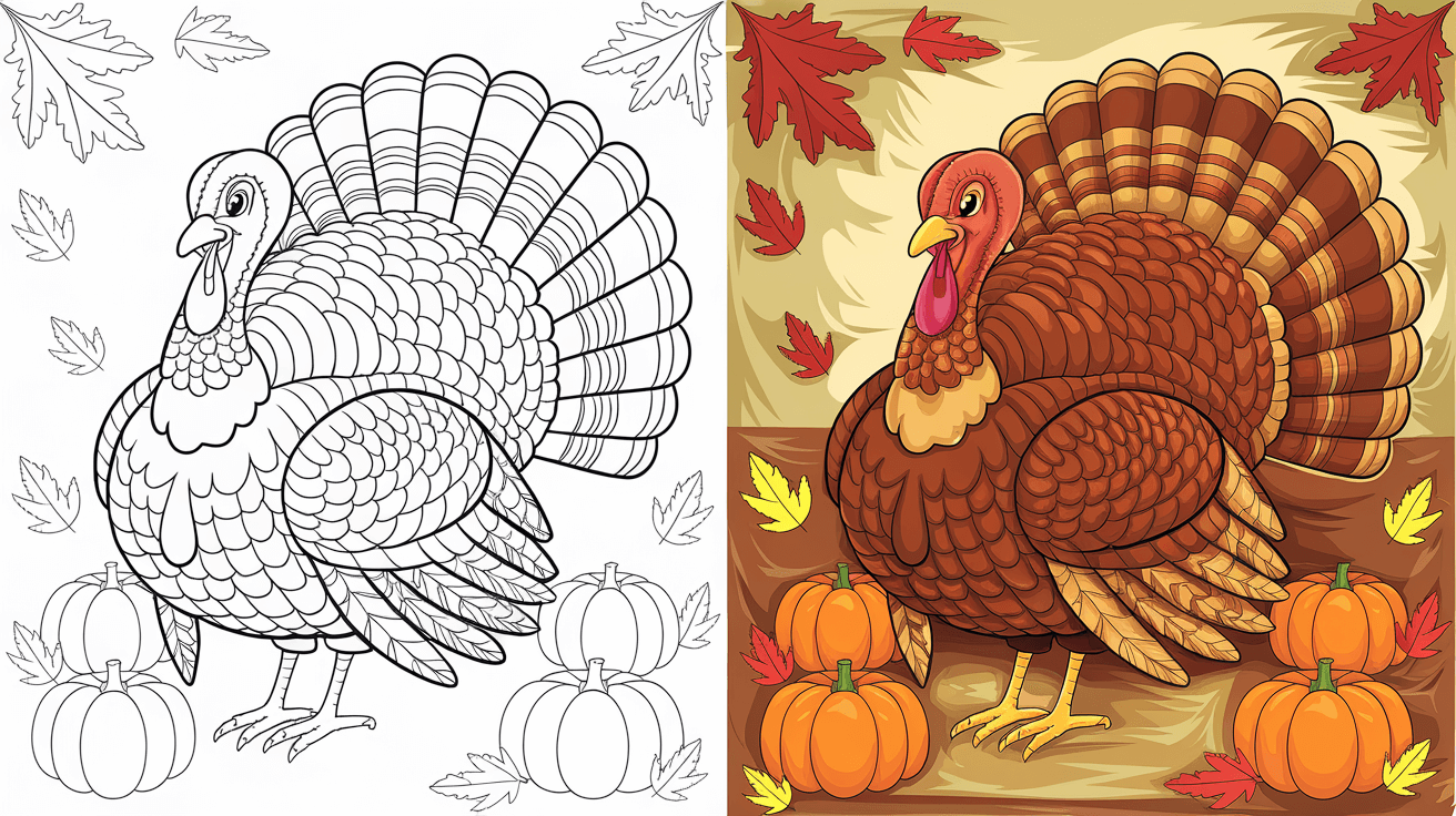 turkey coloring pages