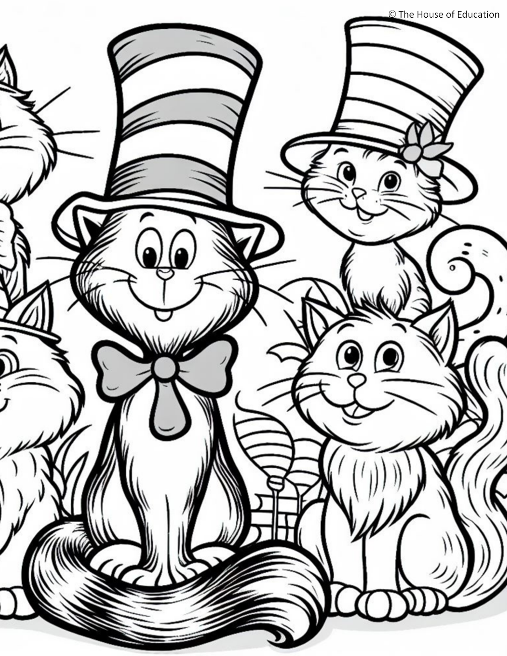 The Cat s In The Hat Coloring Pages coloring Adventure Read Across America Week Made By Teachers