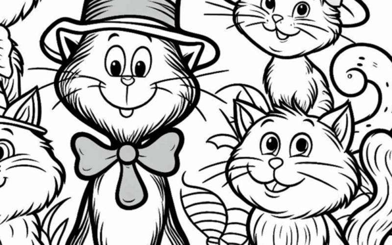 The Cat s In The Hat Coloring Pages coloring Adventure Read Across America Week Made By Teachers