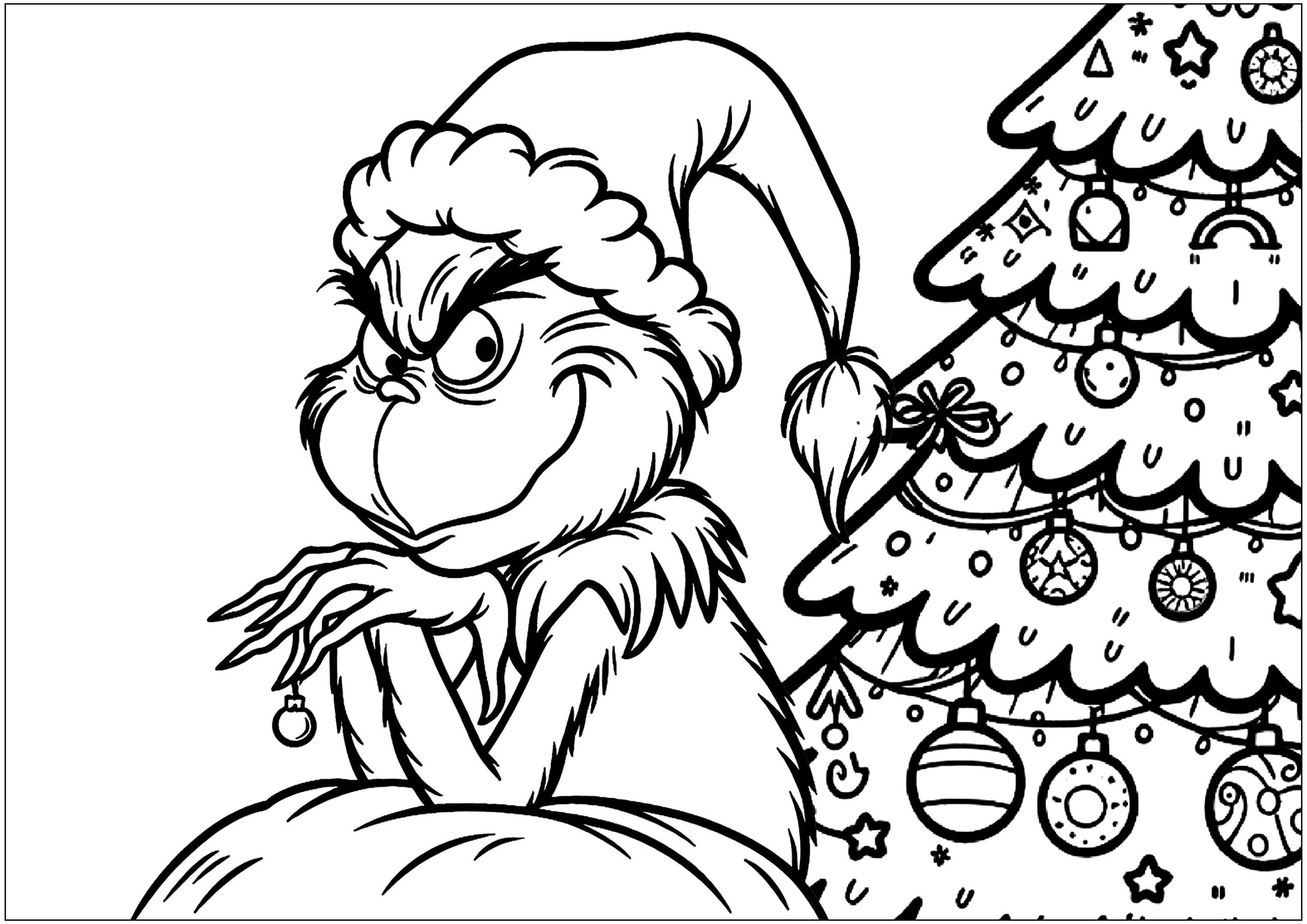 grinch coloring pages