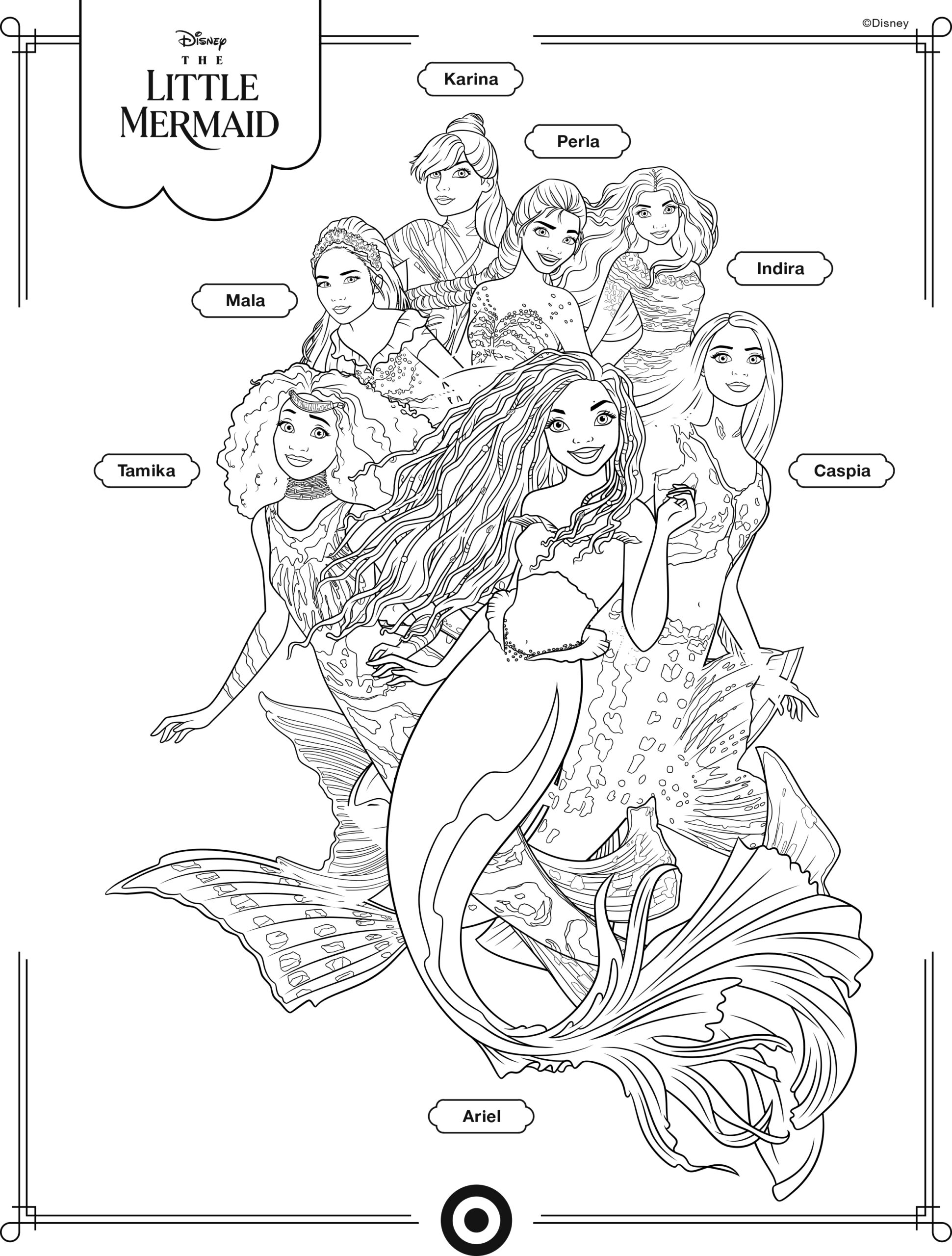 coloring pages little mermaid coloring pages little mermaid