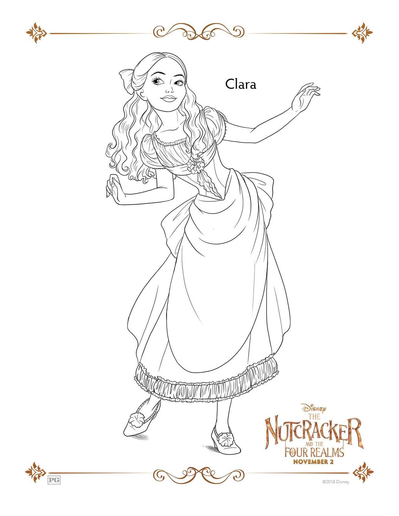 nutcracker coloring page