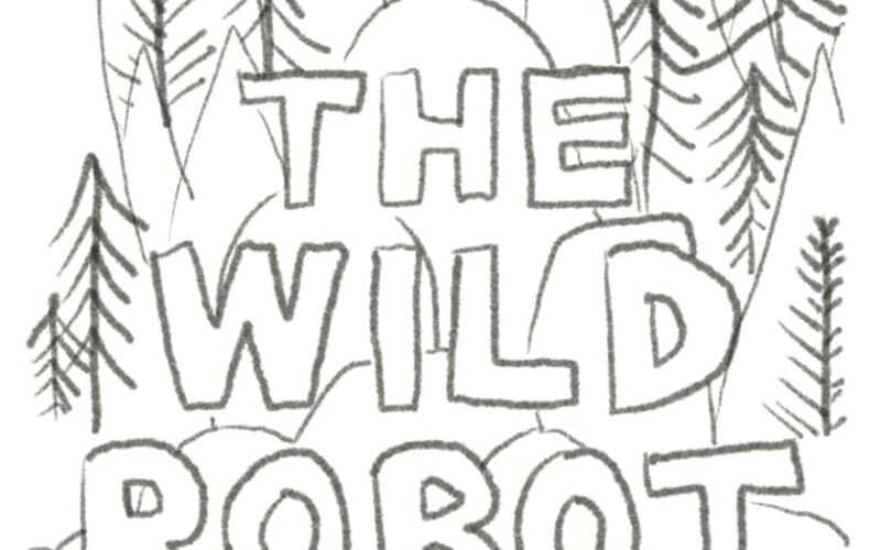 The Wild Robot Cover Coloring Page By Happenings In Harperville TPT
