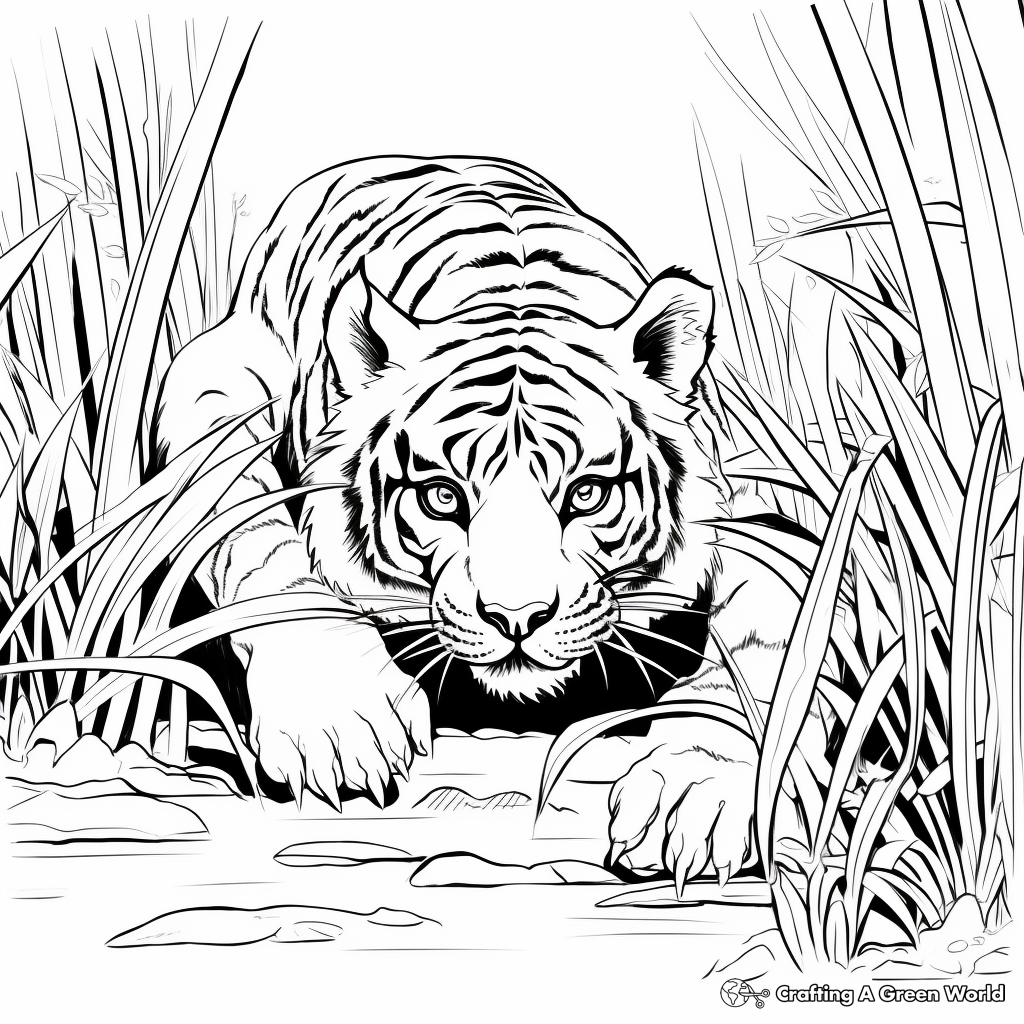 Tiger For Adults Coloring Pages Free Printable Tiger For Adults Coloring Pages Free Printable
