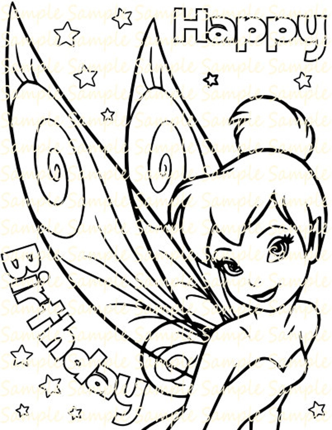 Tinkerbell Party Favor Printable Tinkerbell Party Supplies Fairy Coloring Pages Sheets Book Fairies Pirate Fairy Vidia Fawn Tink Theme Ideas Etsy