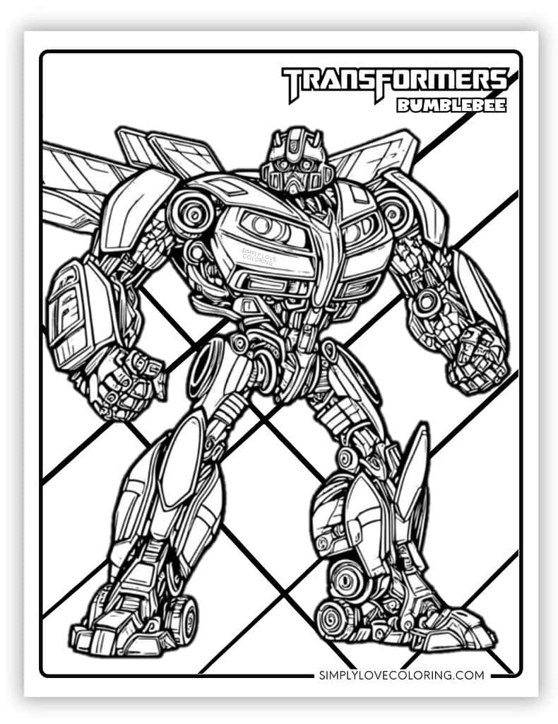 bumblebee coloring pages
