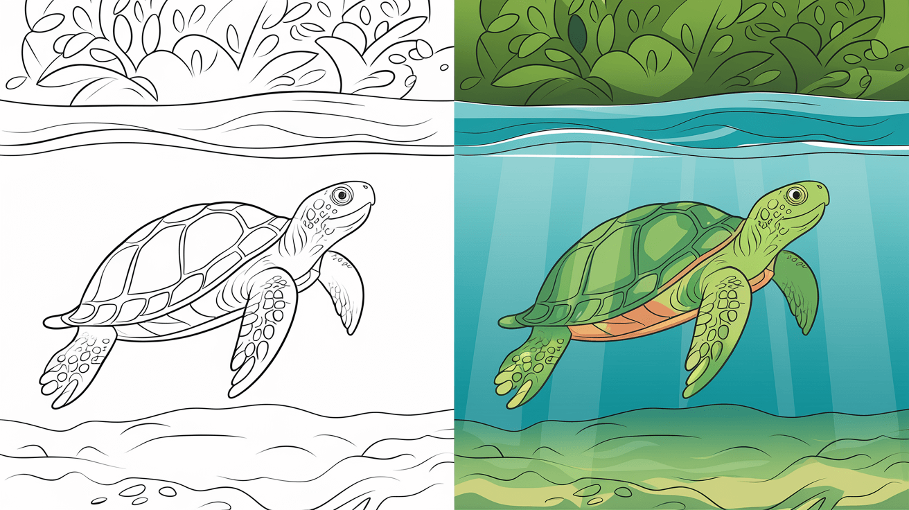 Turtle Coloring Pages 50 Free Printable 