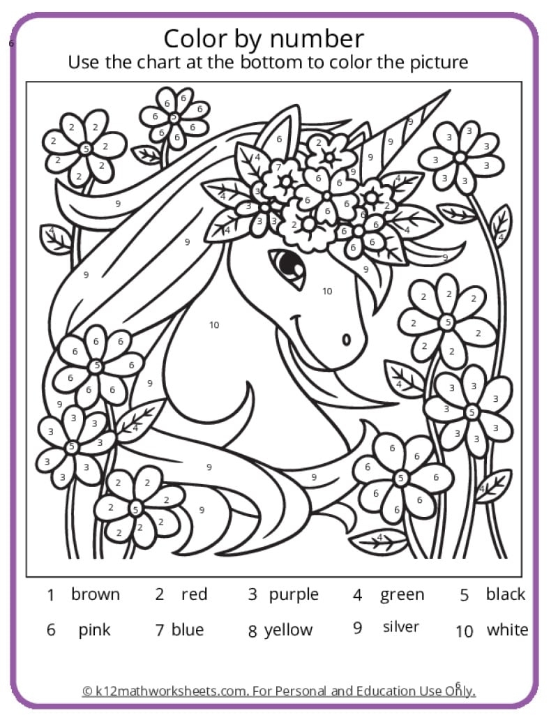 number coloring pages number coloring pages