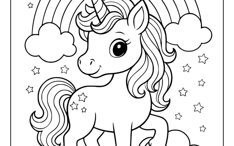 Unicorn Coloring Pages 55 Easy And Free Printable PDF