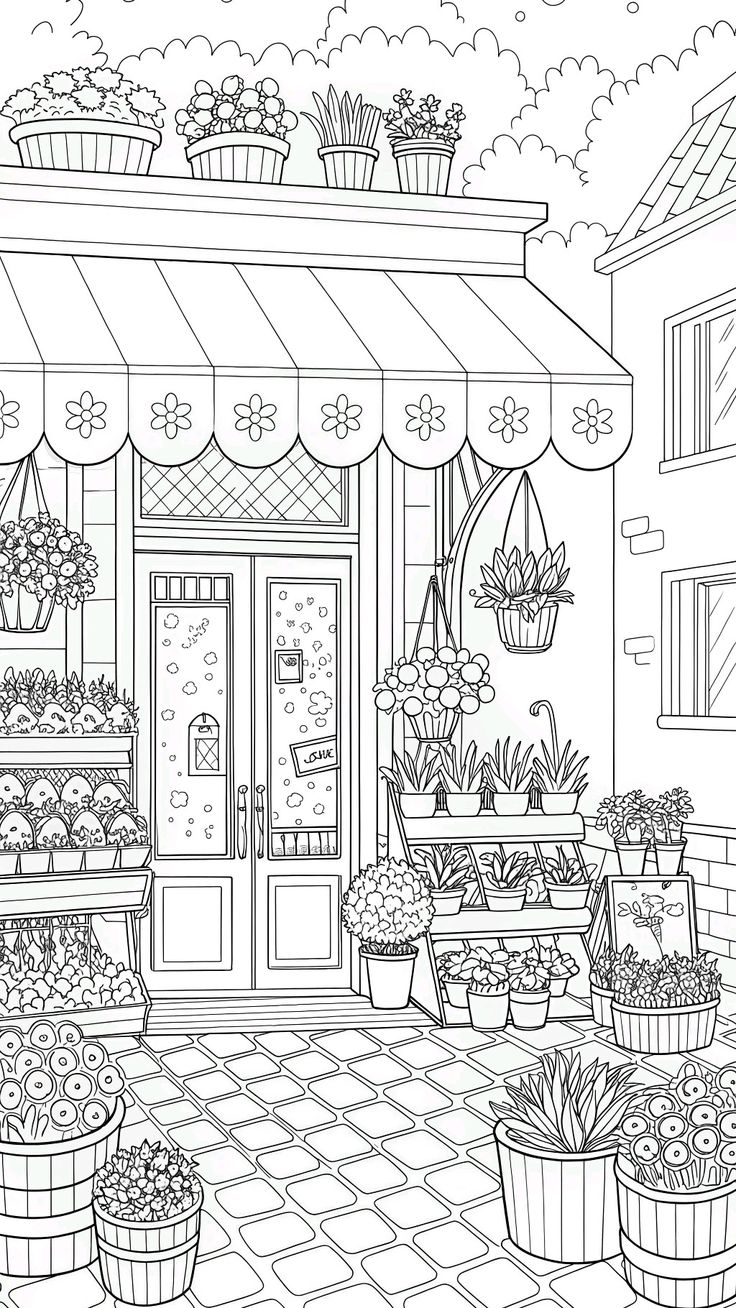 detailed coloring pages