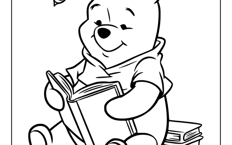 Winnie The Pooh Coloring Pages 25 Free Printable PDF