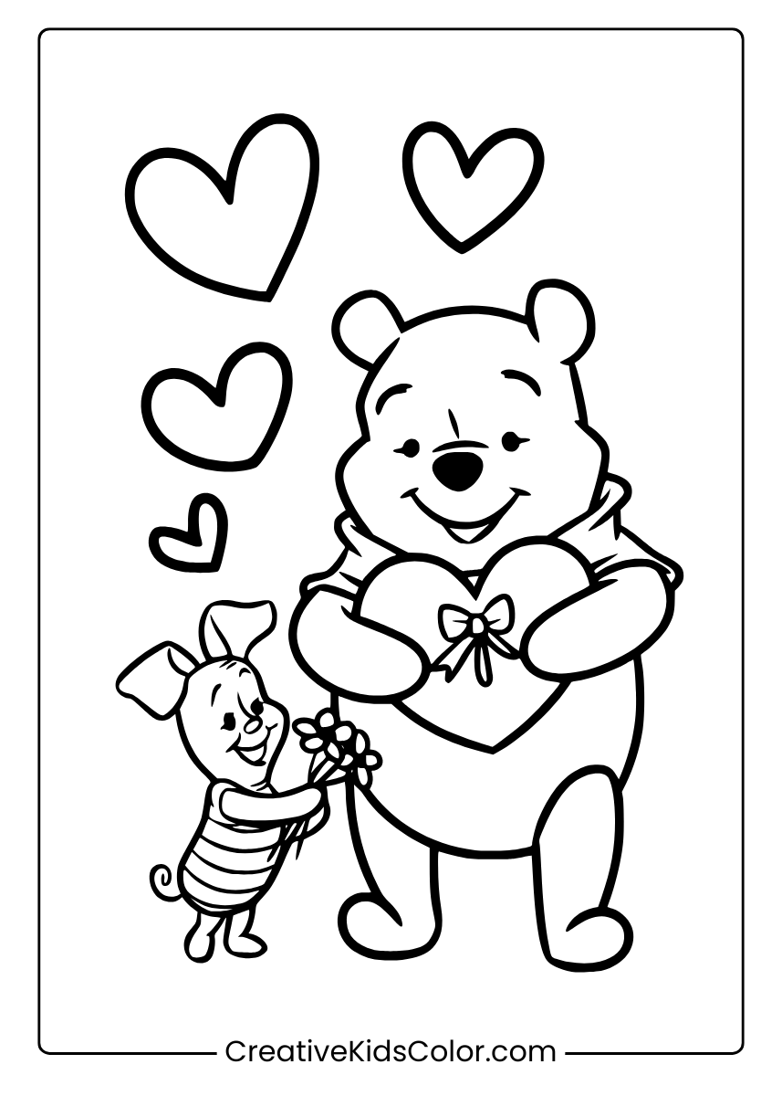 Winnie The Pooh Coloring Pages 25 Free Printable PDF 