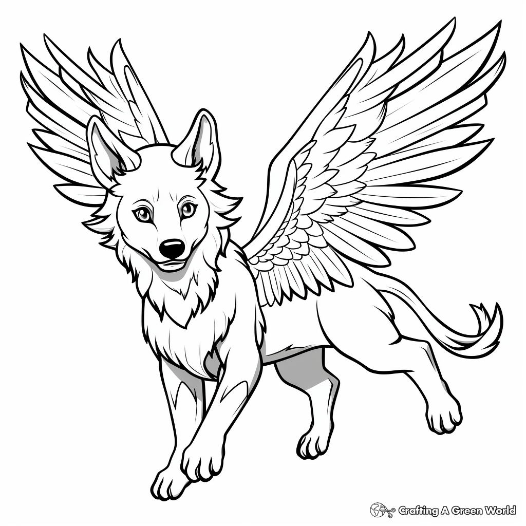 wolf coloring pages