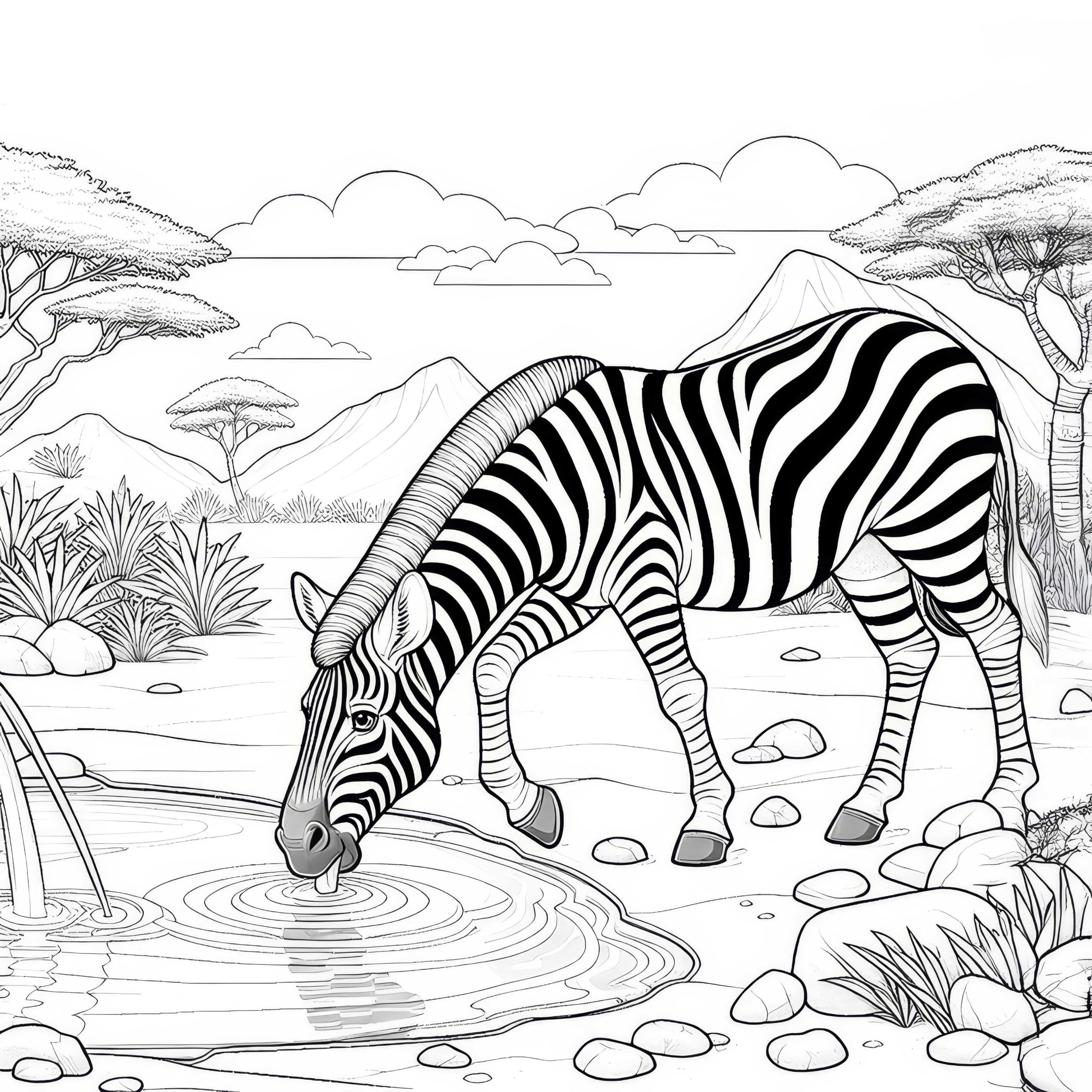 zebra coloring pages zebra coloring pages