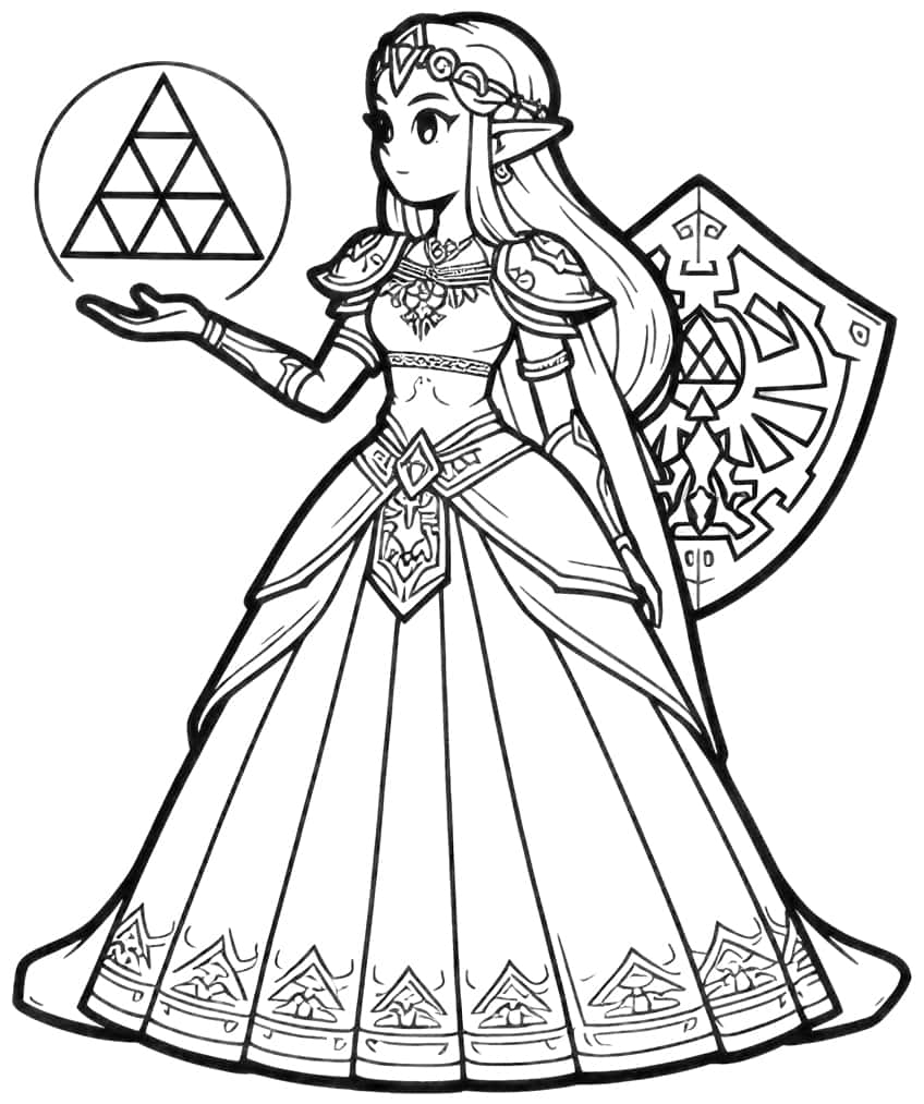 Zelda Coloring Pages 31 Sheets To Color For Fans