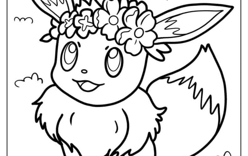 22 Eevee Coloring Pages Free PDF Printables
