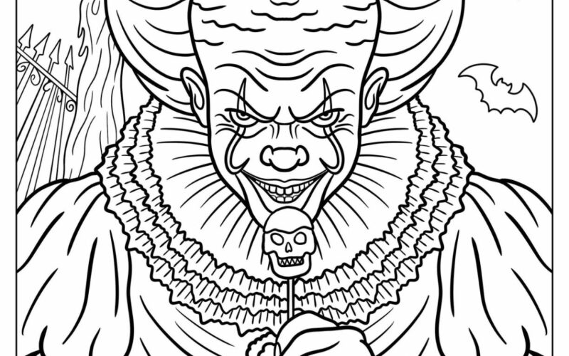 24 Pennywise Coloring Pages Free Coloring Pages