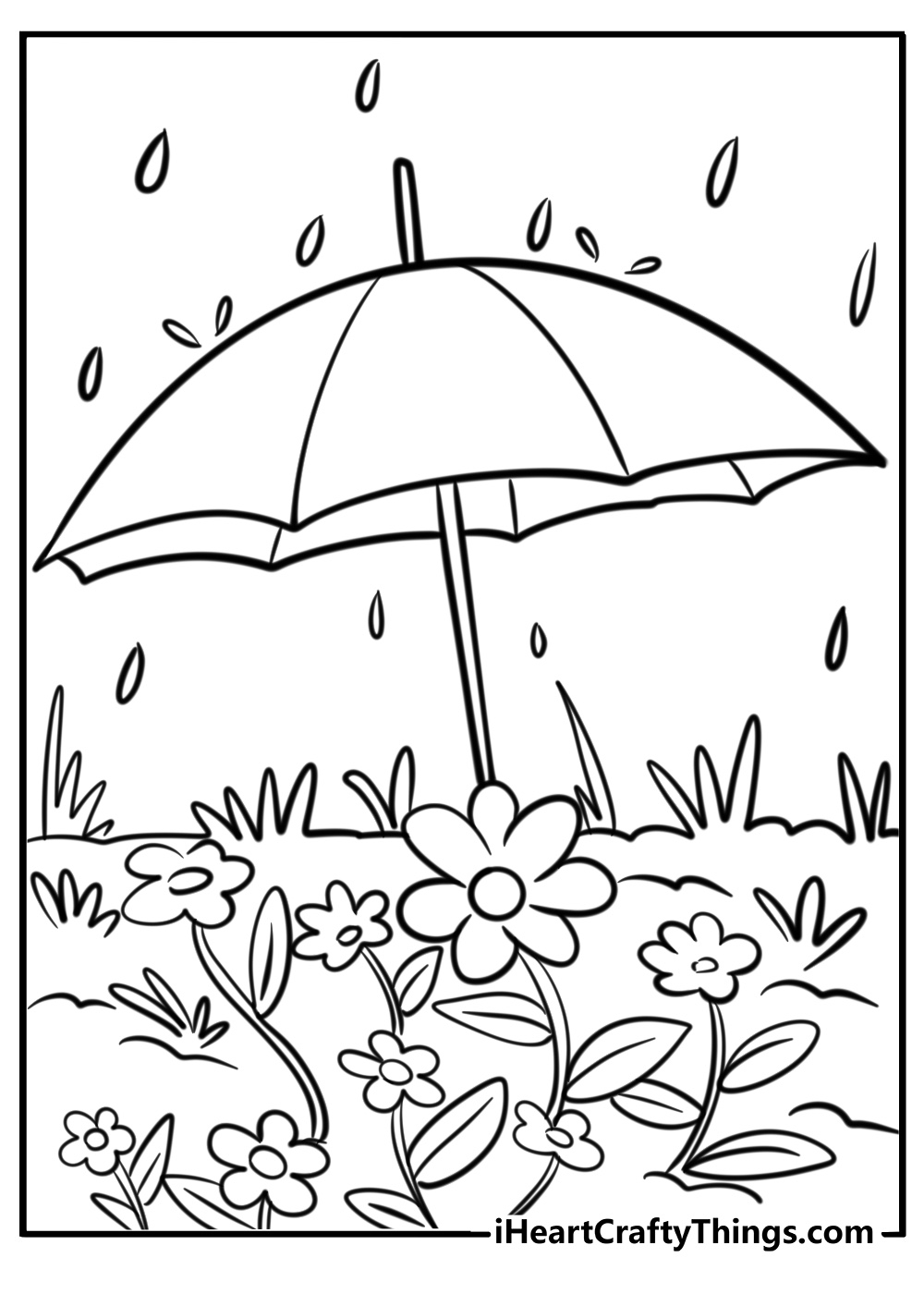 25 New Rain Coloring Pages 100 Free To Print 