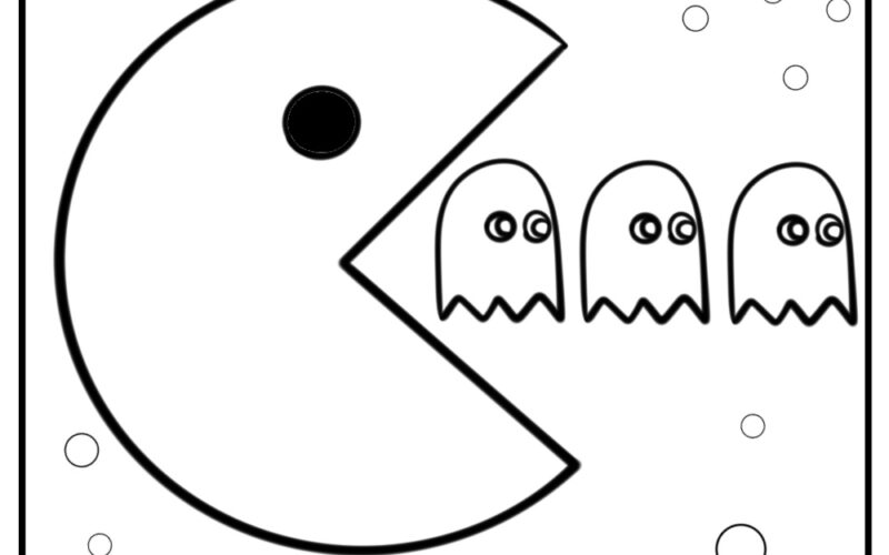 30 New Pac Man Coloring Pages 100 Free To Print