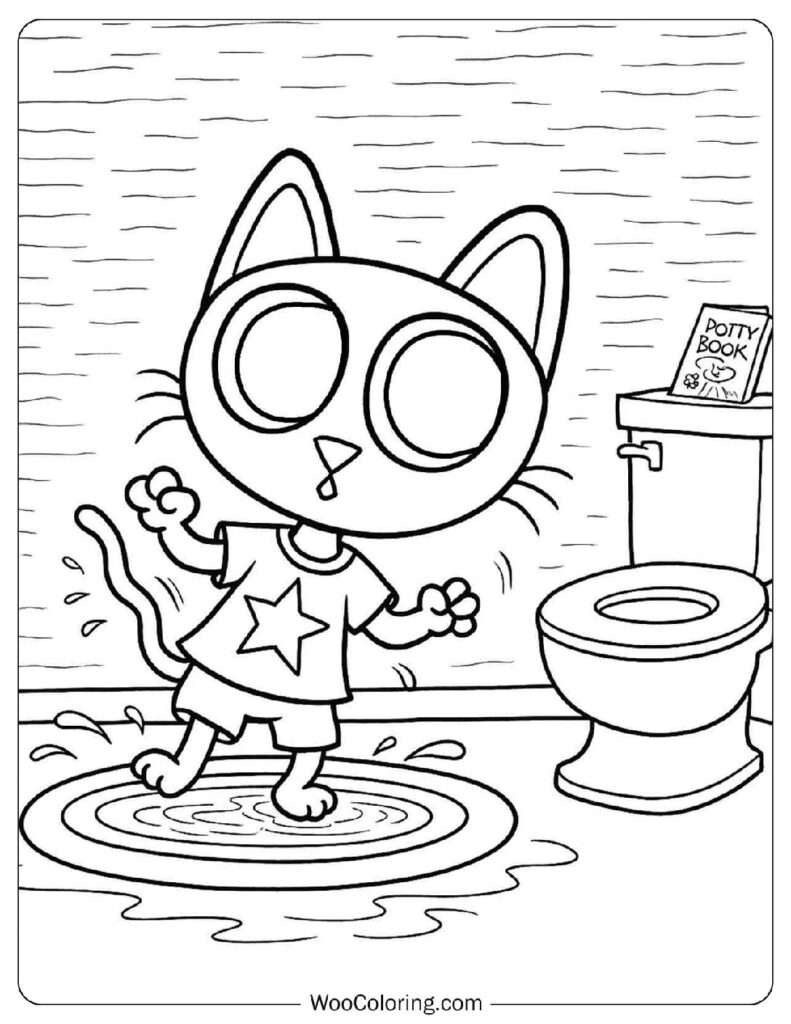 pete the cat coloring pages