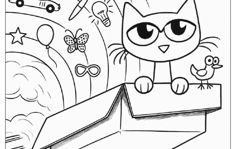 30 Pete The Cat Coloring Pages Free PDF To Print Woo Coloring