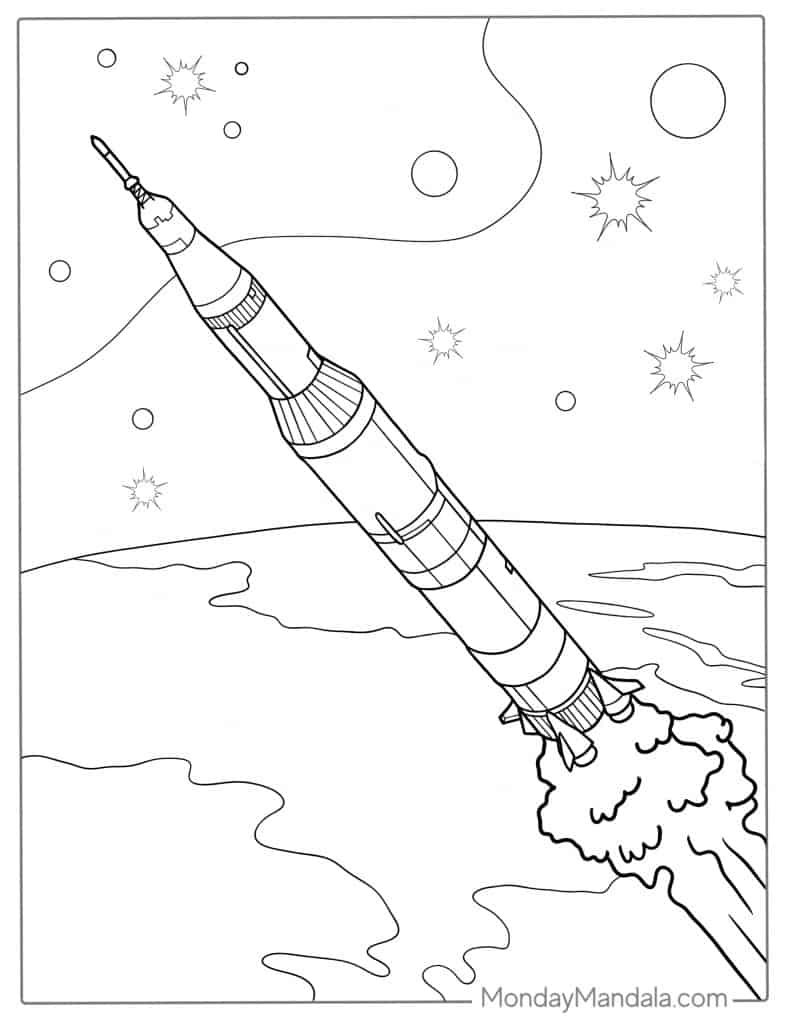 33 Rocket Coloring Pages Free PDF Printables 33 Rocket Coloring Pages Free PDF Printables