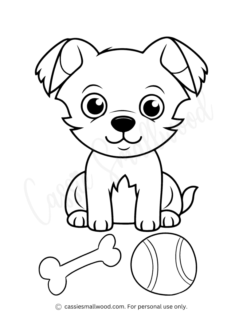40 Cute Dog Coloring Pages Cassie Smallwood