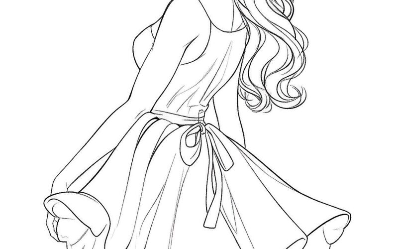 Barbie Mermaid Coloring Easy Cute Barbie Coloring Pages Barbie Dress Up Coloring Pages Best Dress Color