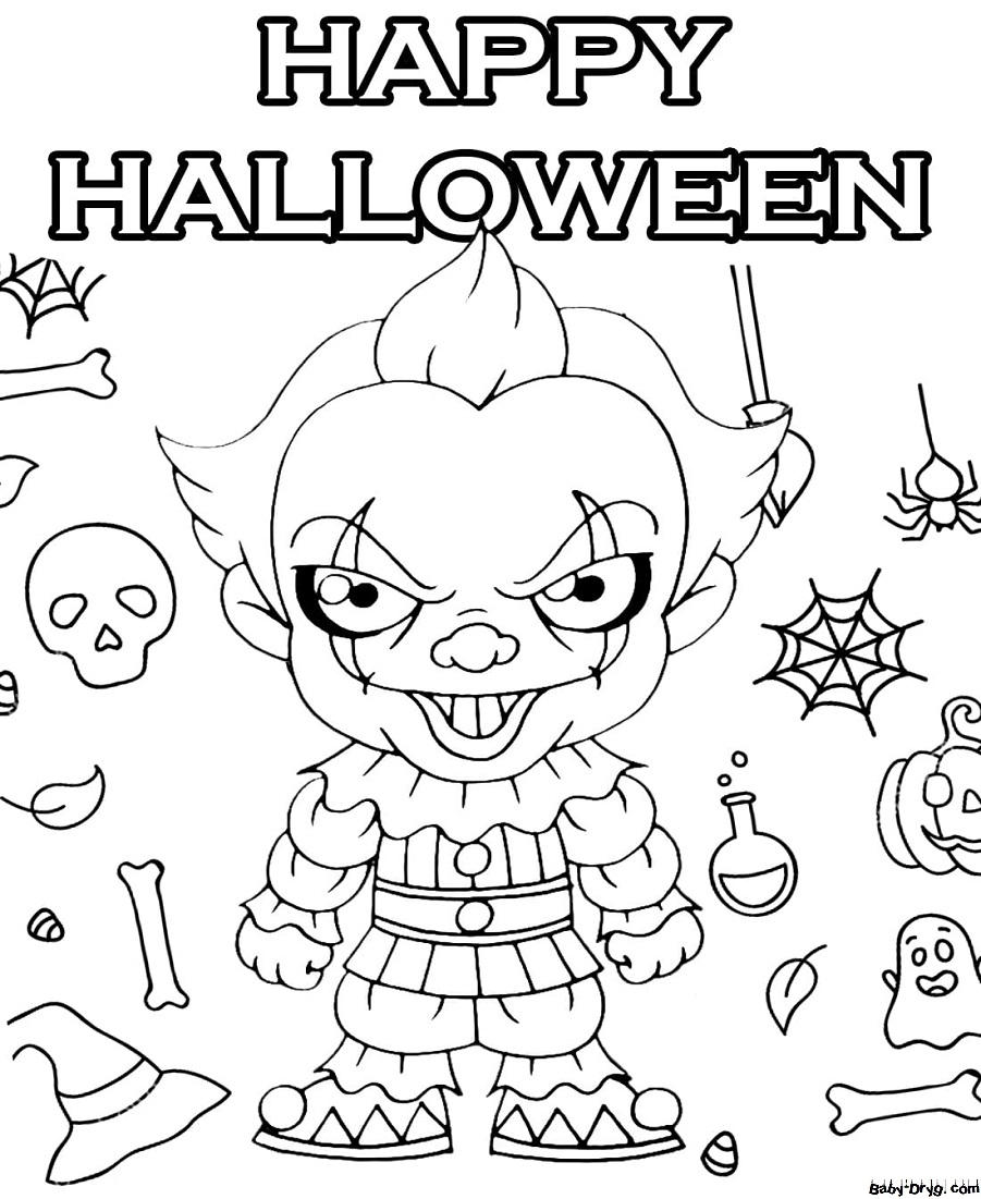 pennywise coloring pages