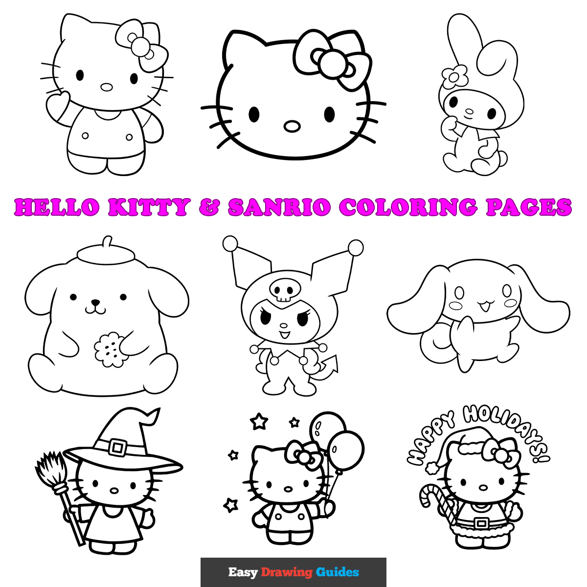 sanrio hello kitty coloring pages sanrio hello kitty coloring pages