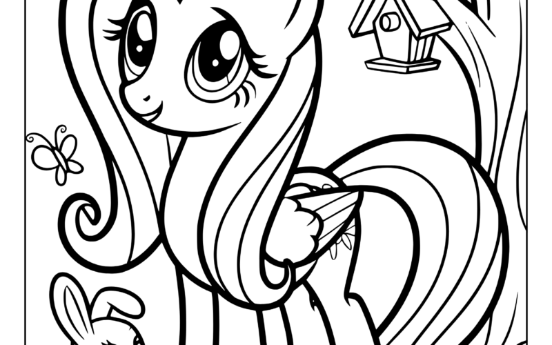 My Little Pony Coloring Pages 30 Free Printable PDF