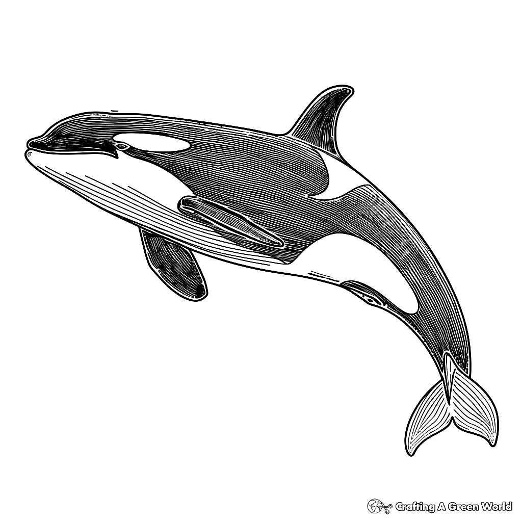 Orca Coloring Pages Free Printable 