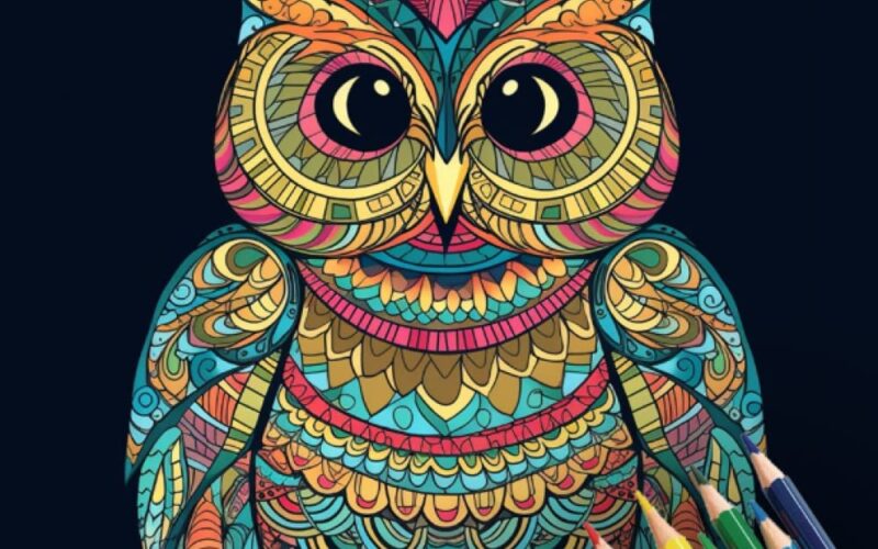 Owl Coloring 200 Kid Coloring And Adult Coloring Pages Color Your World Coloring Books For Calm Relaxation Meditation And Creativity Humburg Sean Amazon de B cher