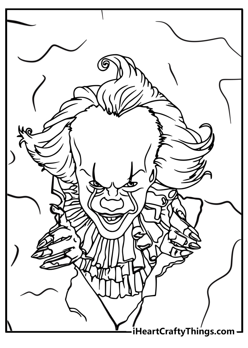 Pennywise Coloring Pages 25 Printables For Free Download
