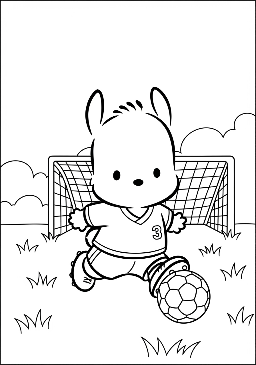Pochacco Coloring Page Free Printable Sanrio Coloring Sheets