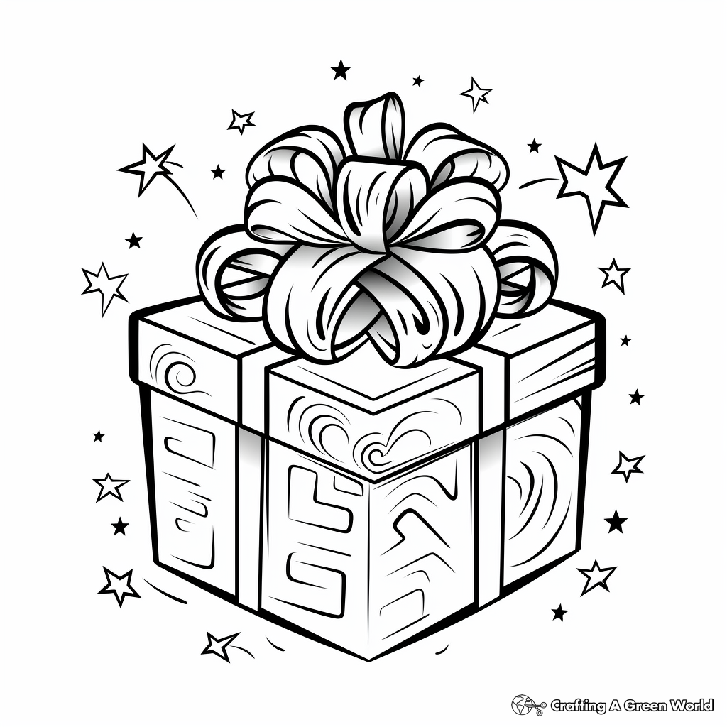 Present Coloring Pages Free Printable Present Coloring Pages Free Printable