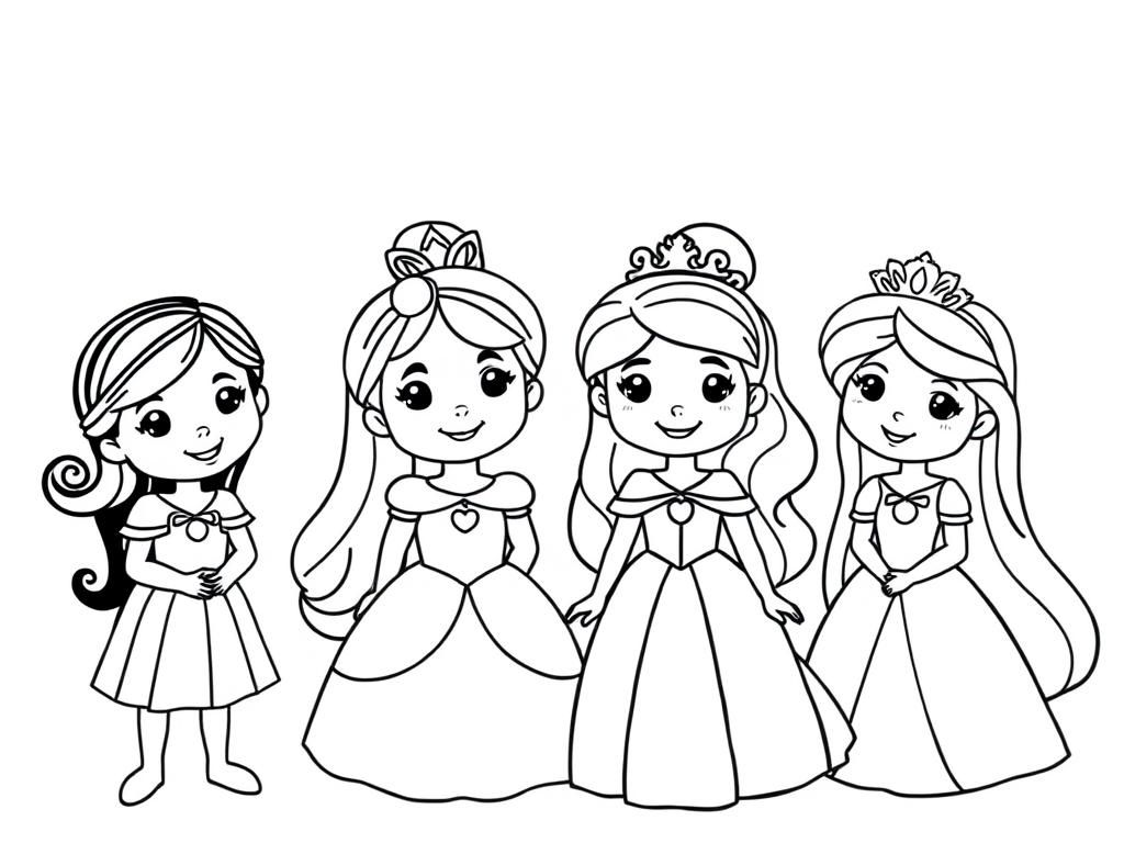 princess coloring pages free princess coloring pages free