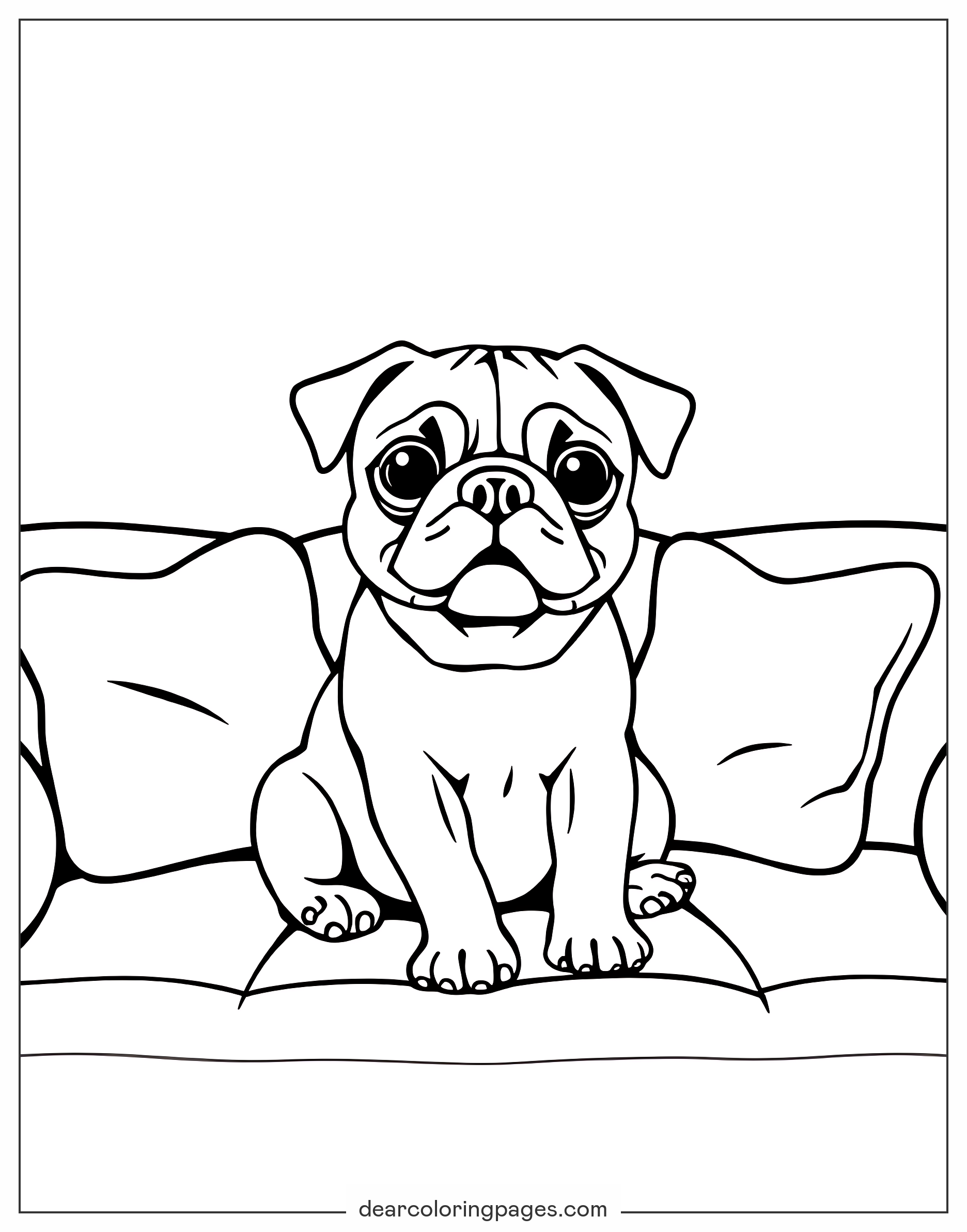 Pug Coloring Pages 15 Free Printable Coloring Pages