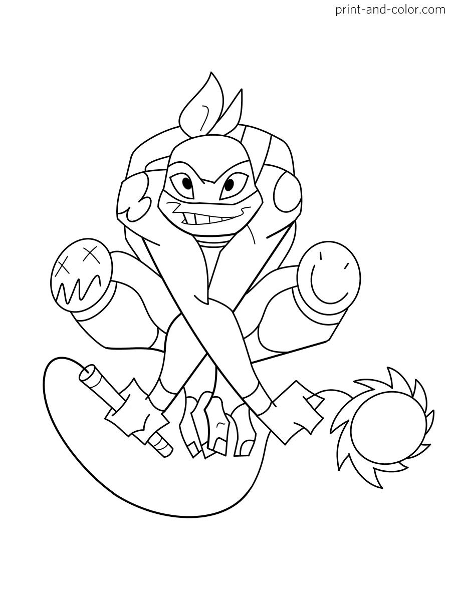 mutant ninja turtles coloring pages