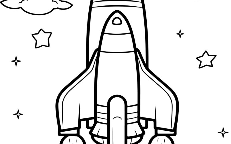 Rocket Coloring Book The Ultimate Fantastic Outer Space Coloring Pages With Planets Astronauts Made By Teachers